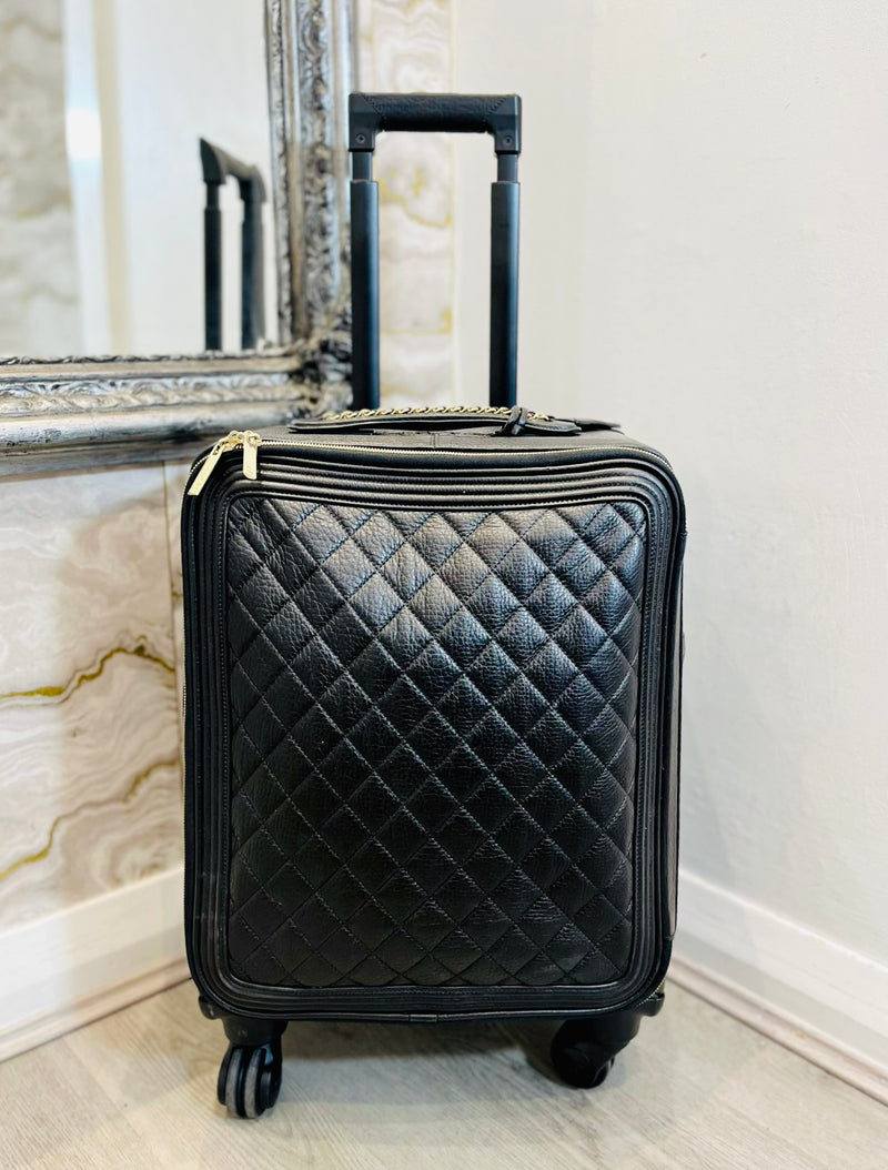 Chanel Caviar Quilted Leather Coco Suitcase