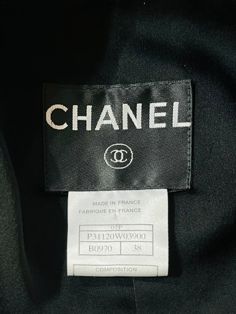 Chanel Raw-Edge Wool Jacket. Size 38FR