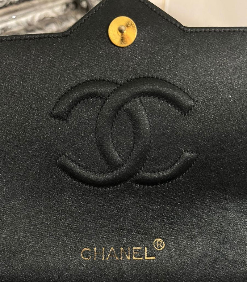 Chanel Vintage Satin Quilted Timeless Bag