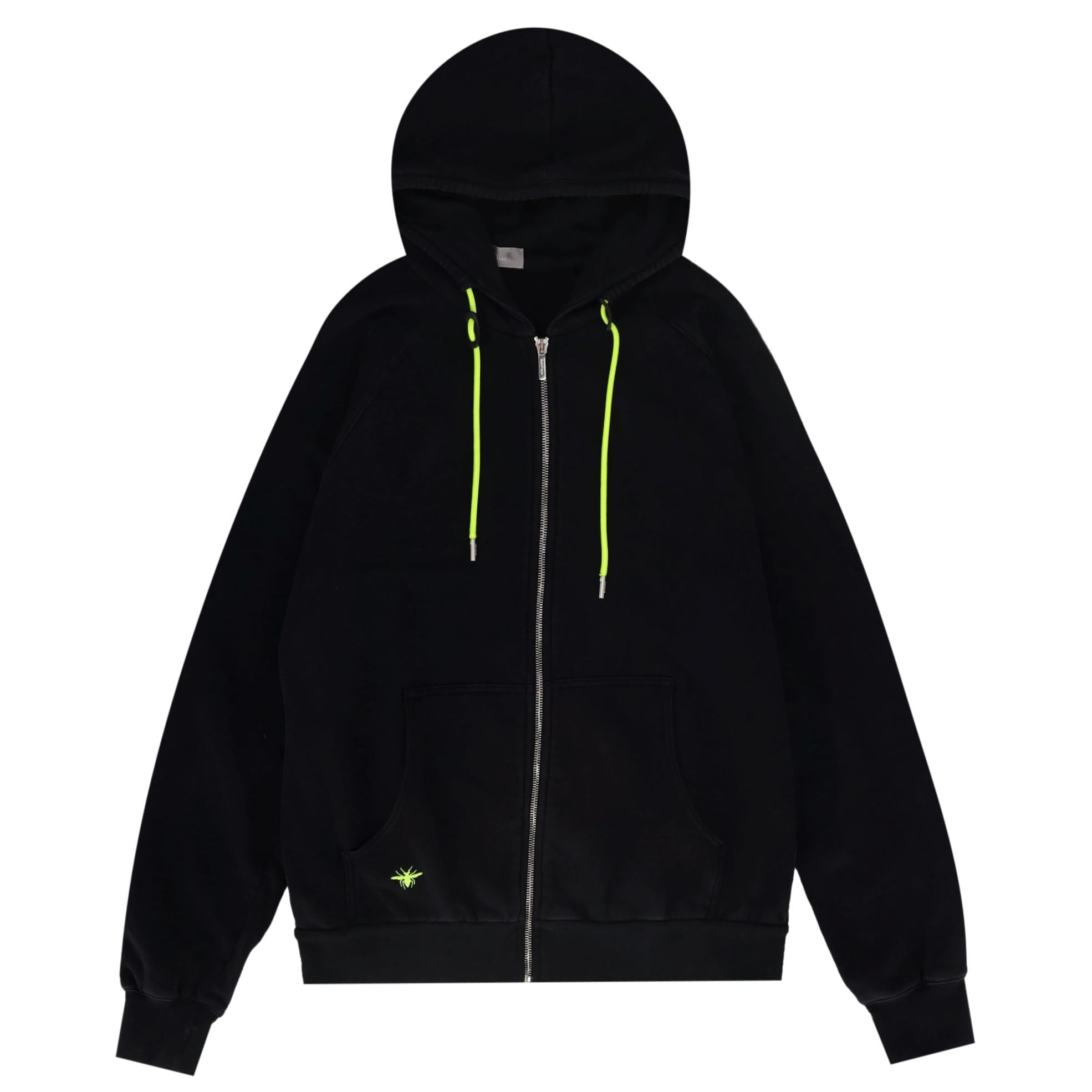 Dior Bee-Embroidered Zip-Up Hoodie. Size L – Shush London