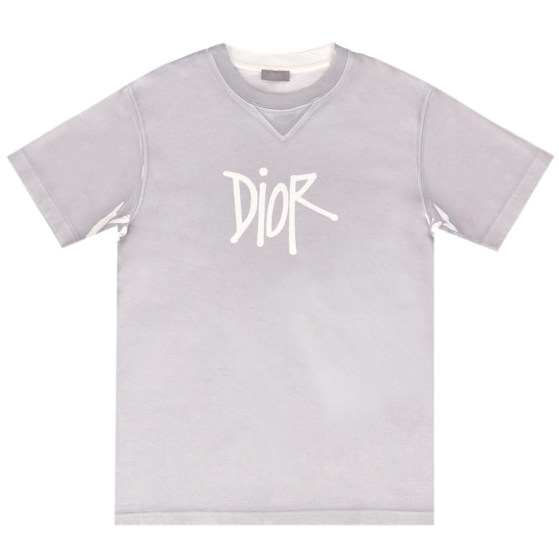 Dior x Shawn Stussy Ltd Edition Oversized Logo T-Shirt. Size S