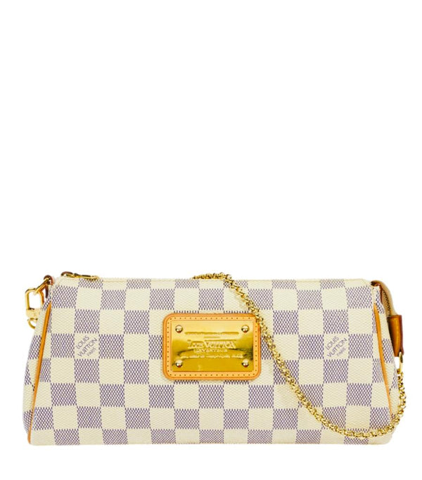 Louis Vuitton Damier Azur Eva Pochette Bag