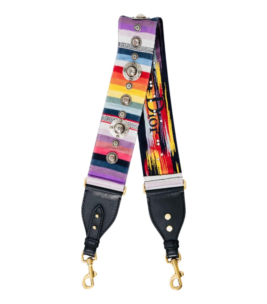 Christian Dior Studded Rainbow Bag Strap Shush London