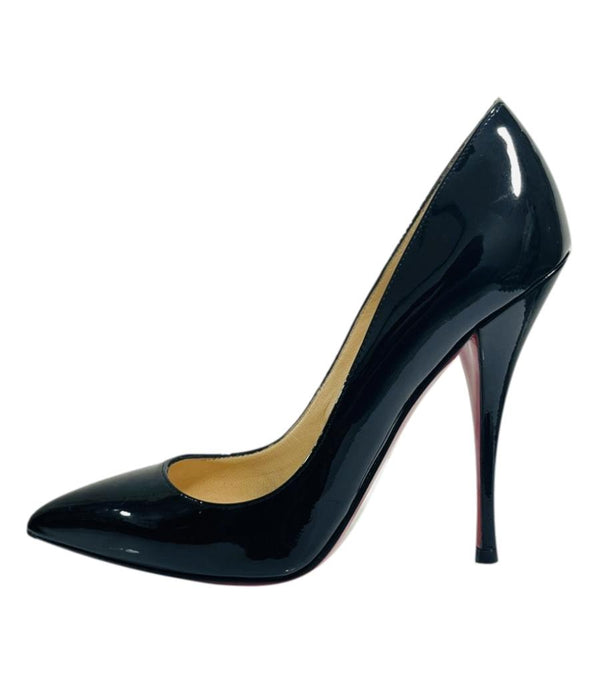 Christian Louboutin 100 Patent Leather Heels. Size 35