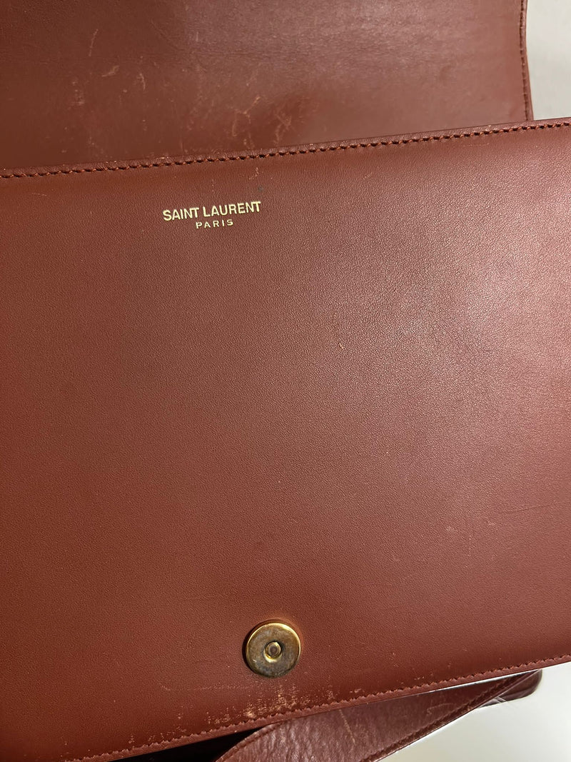 Saint Laurent Leather Cross-Body Bag