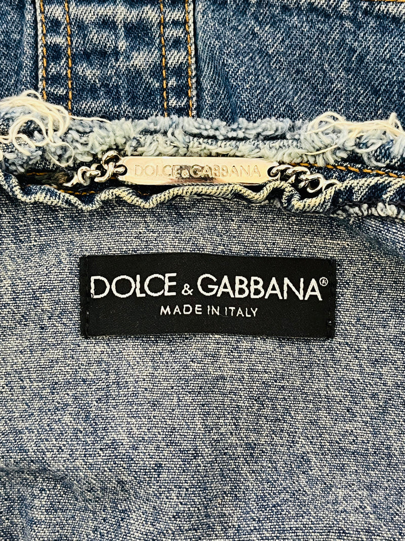 Dolce & Gabbana Denim Jacket. Size 38IT