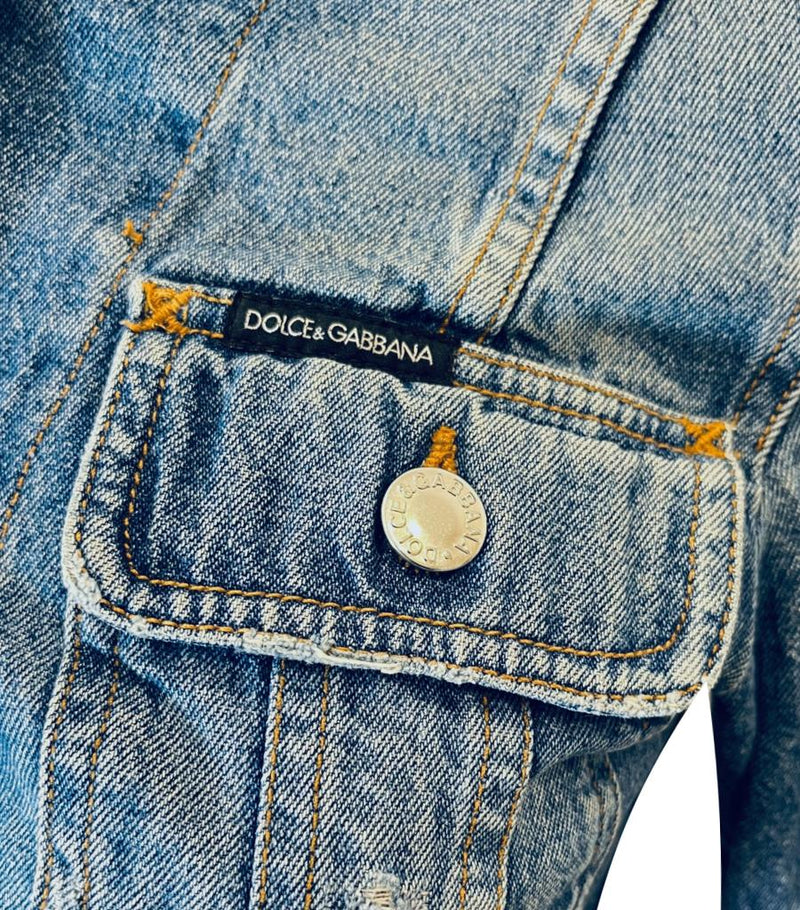 Dolce & Gabbana Denim Jacket. Size 38IT