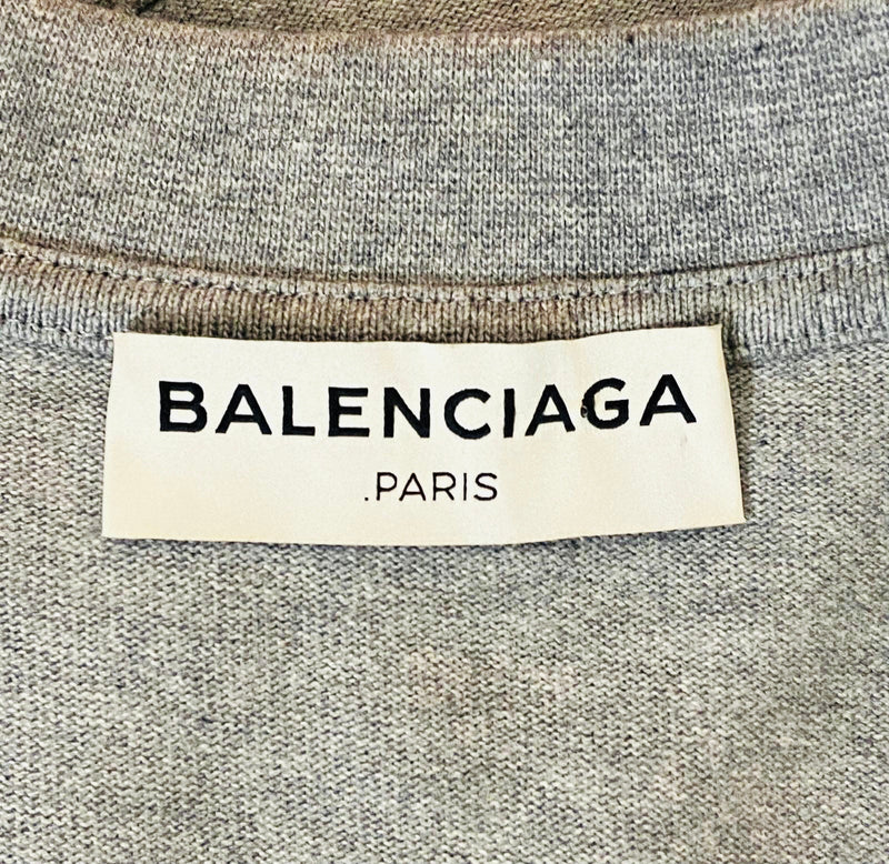 Balenciaga Cotton Tie Front Top. Size S
