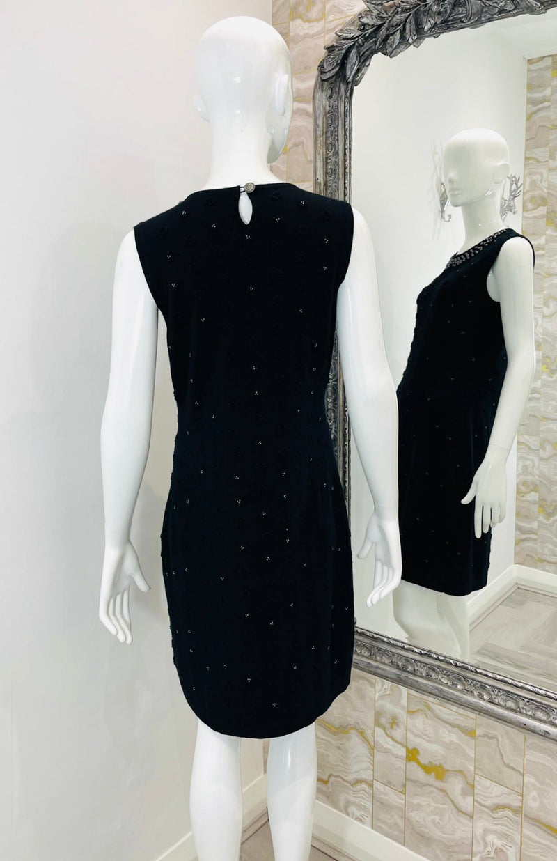 Chanel Cashmere & Pearl Dress. Size 42FR