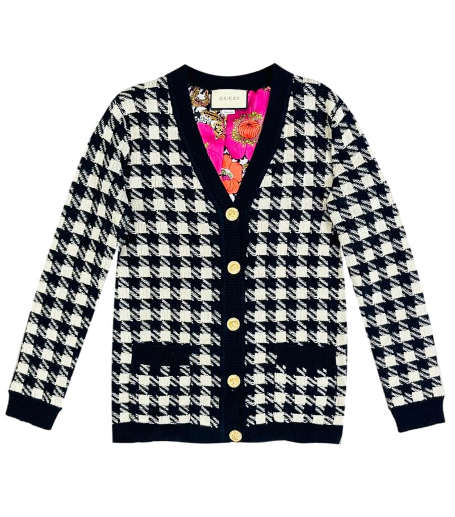 Gucci hotsell black cardigan