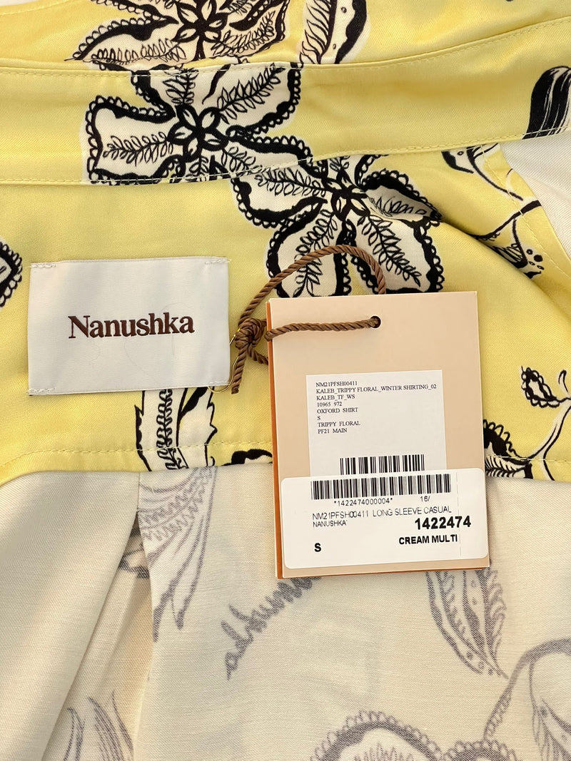 Nanushka Floral Matching Shirt & Trousers. Size S