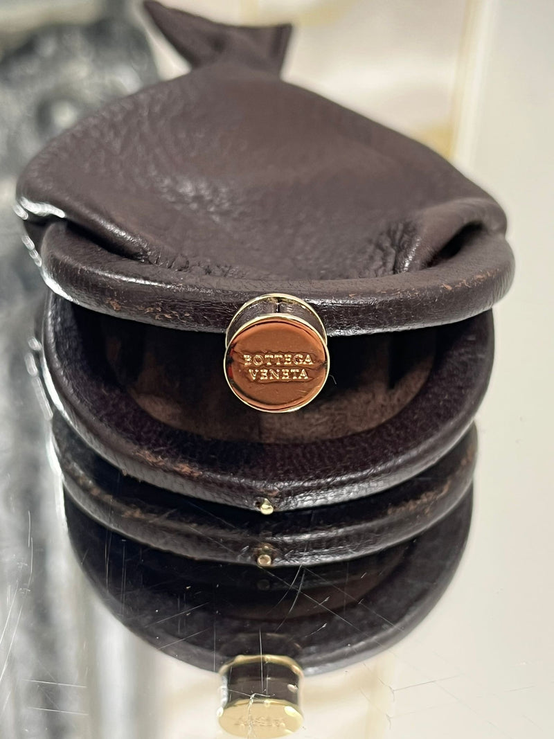 Bottega Veneta Fishtail Leather Coin Purse