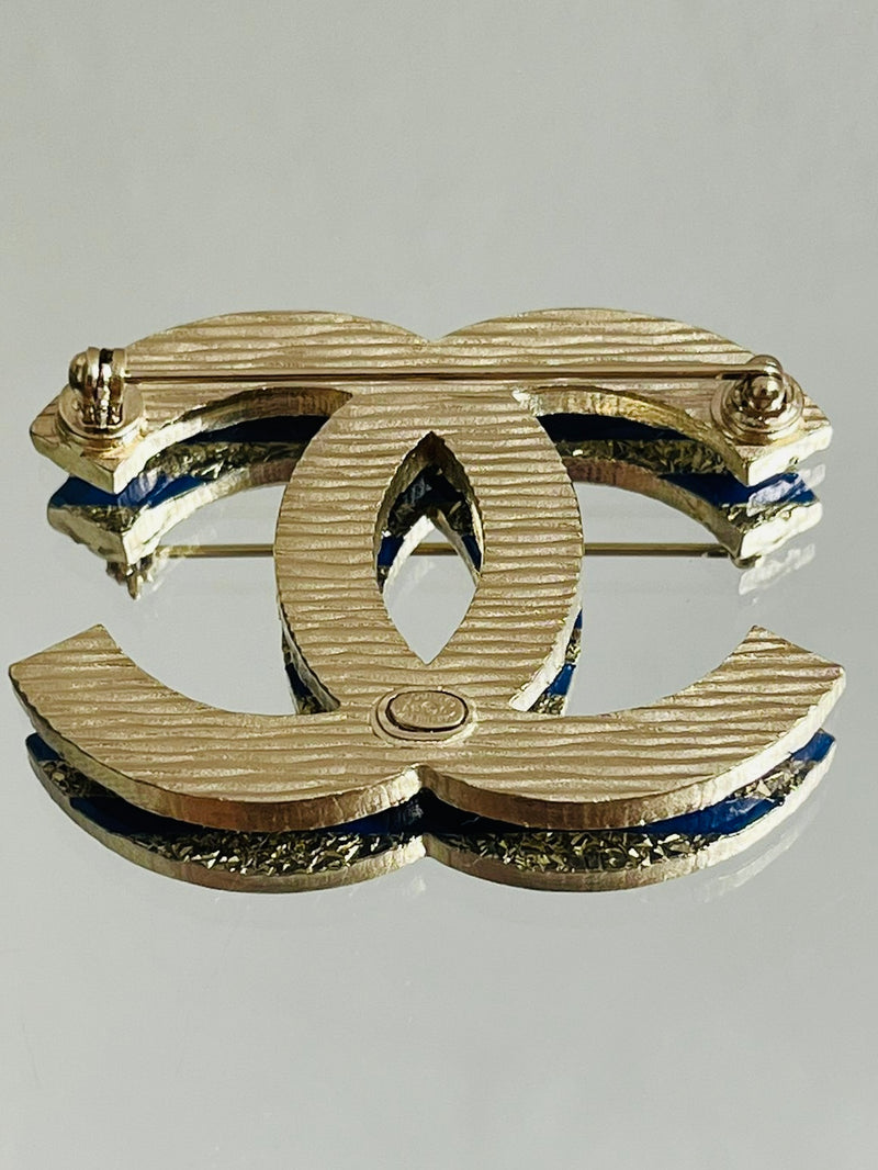 Chanel 'CC' Logo La Pausa Brooch
