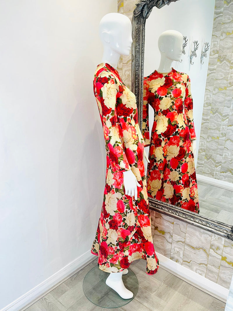 Zimmermann Floral Silk Maxi Dress. Size 1