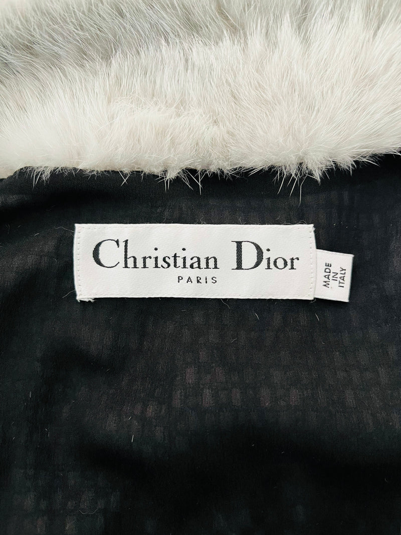 Christian Dior Mink Fur Coat. Size 36FR
