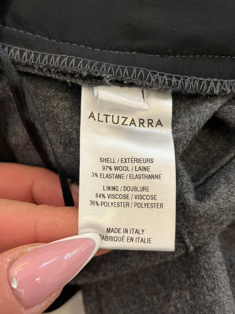 Altuzarra Cropped Flared Wool Trousers. Size 38IT