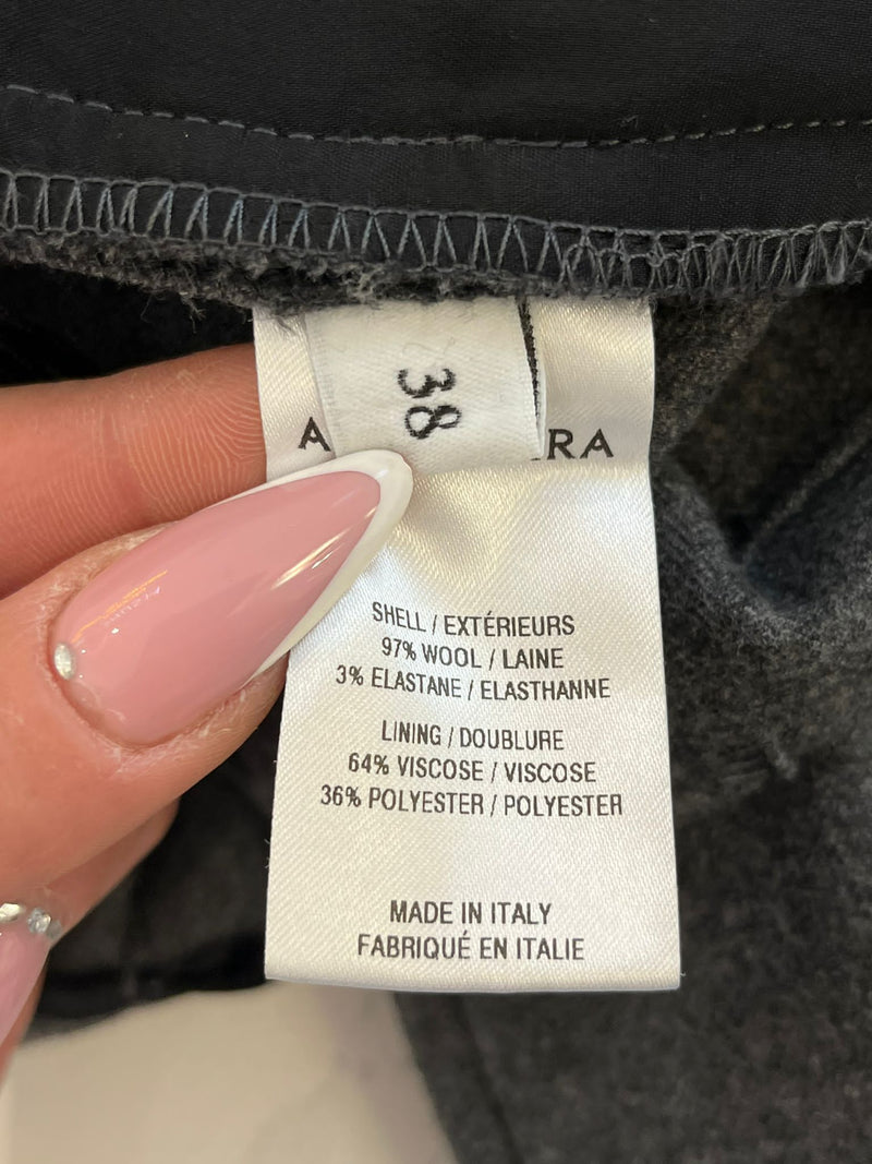 Altuzarra Cropped Flared Wool Trousers. Size 38IT