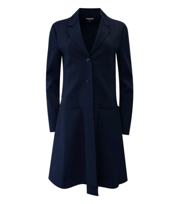 Emporio Armani A-Line Coat. Size 44IT