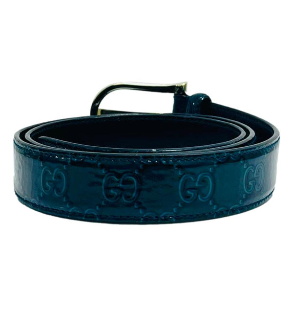 Gucci 'GG' Guccissima Patent Leather Belt
