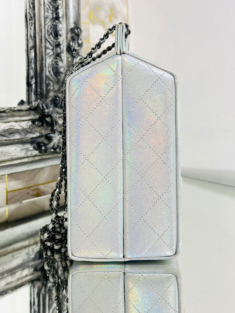 Chanel Iridescent Leather Milk Carton Handbag From The Supermarket Collection