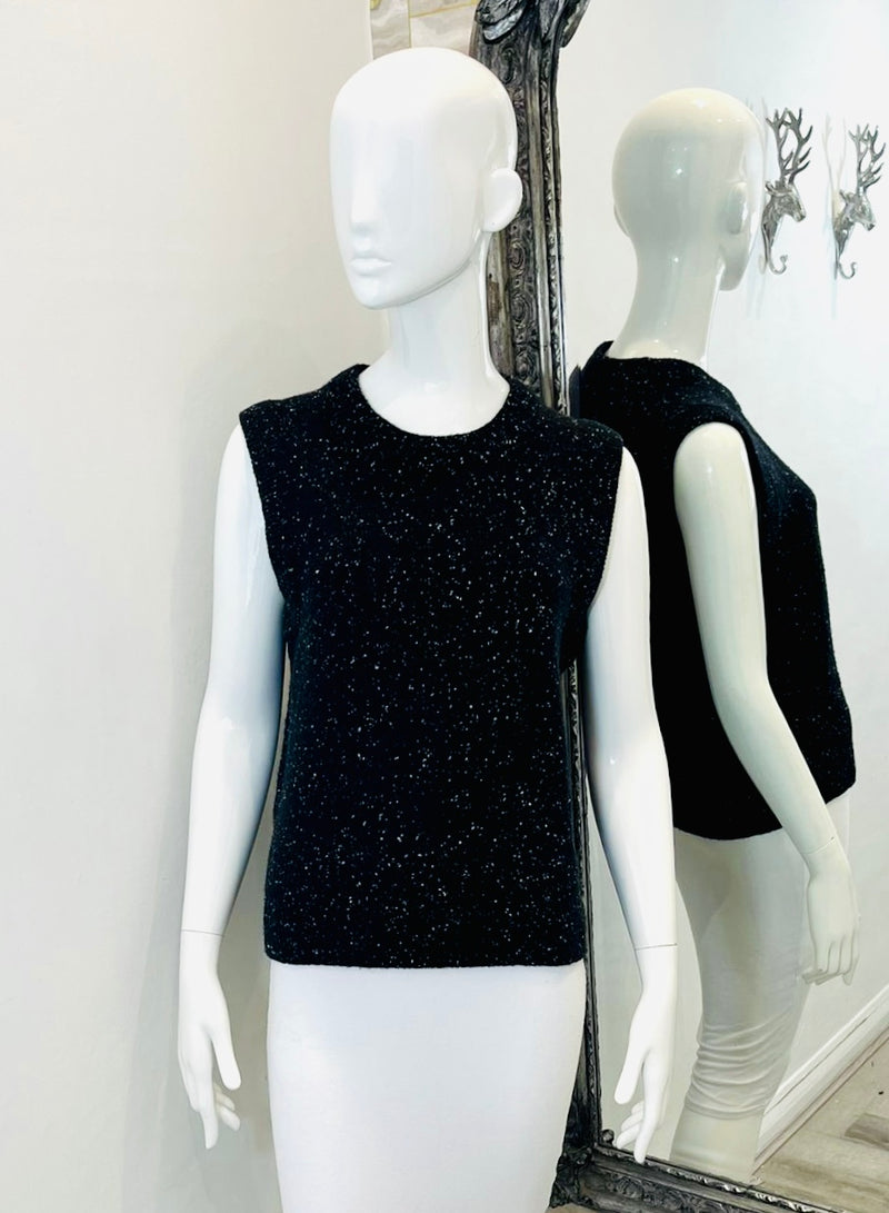 Joseph Sleeveless Lambswool Jumper. Size L