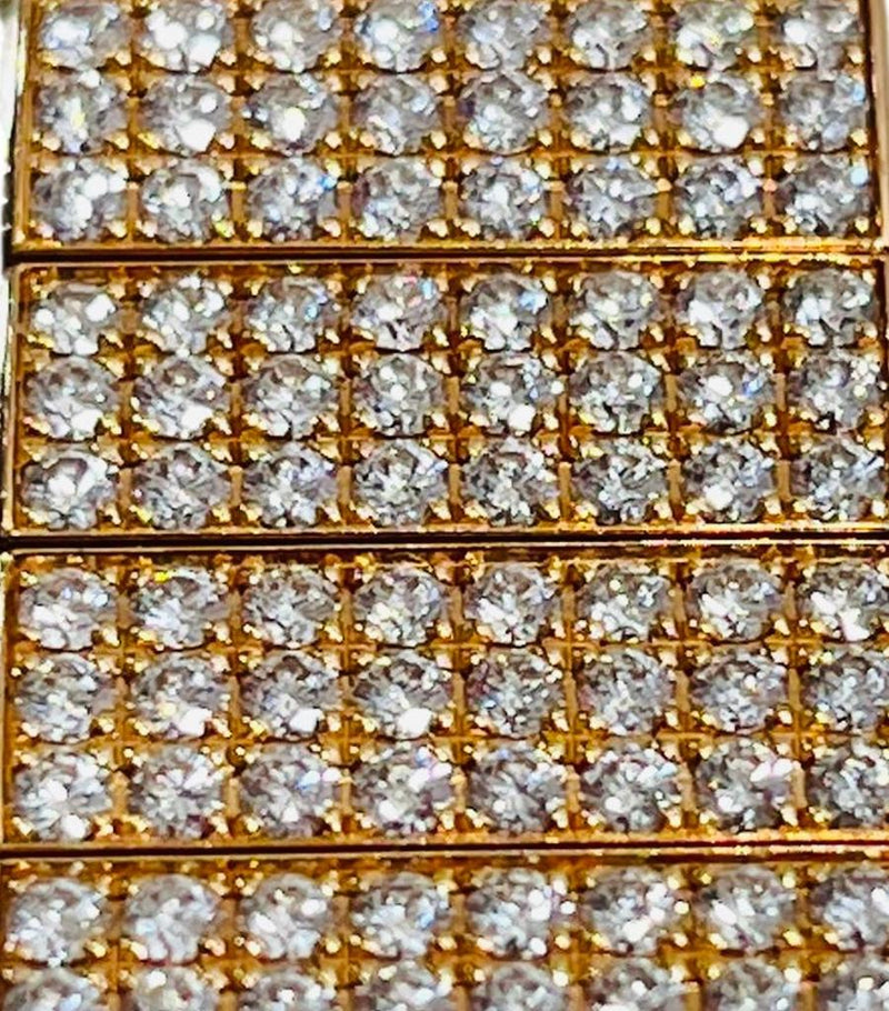 De Grisogono 'Be Eight' 18k Rose Gold & Diamond Watch
