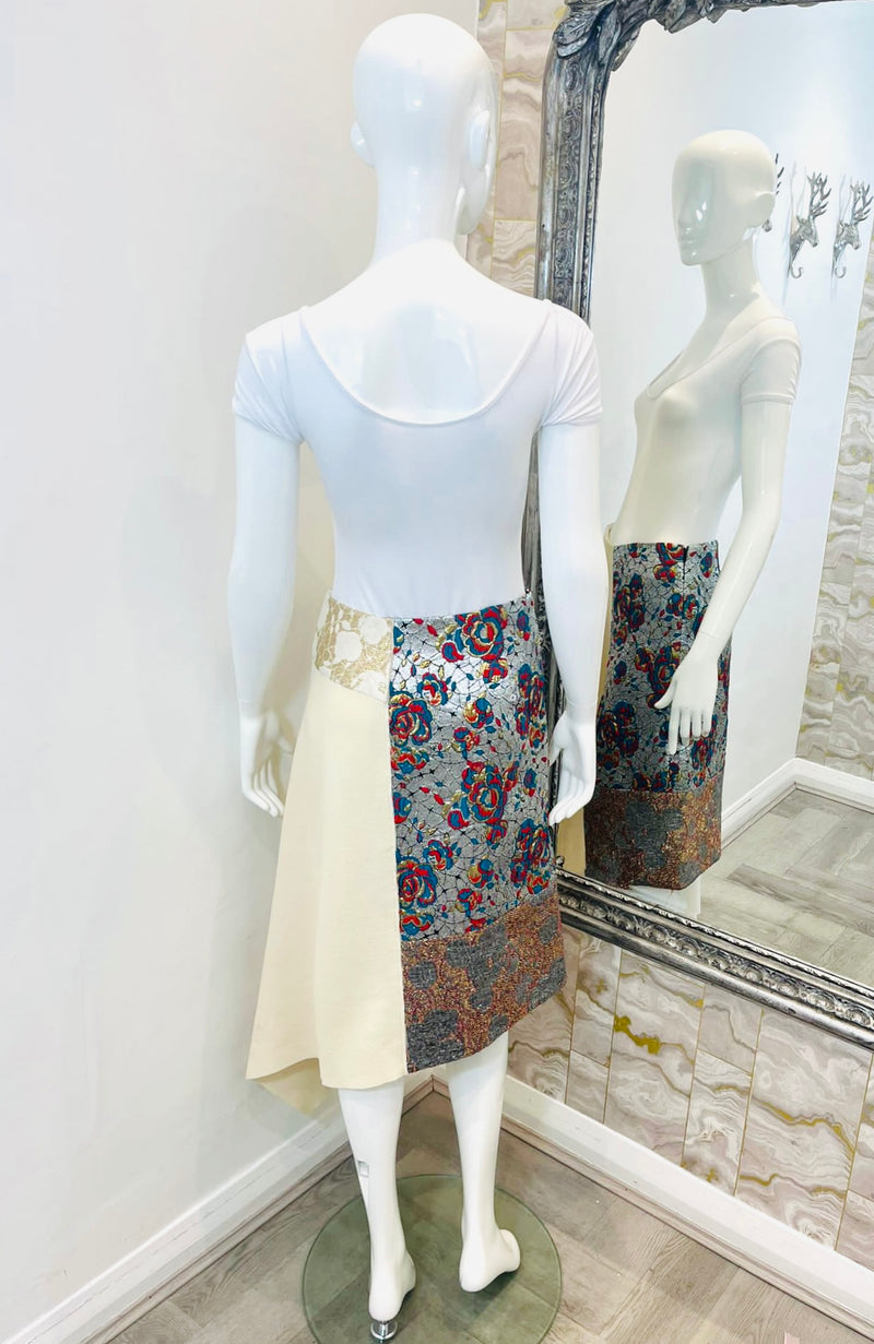 Stella McCartney Wool Asymmetric Skirt. Size 38IT