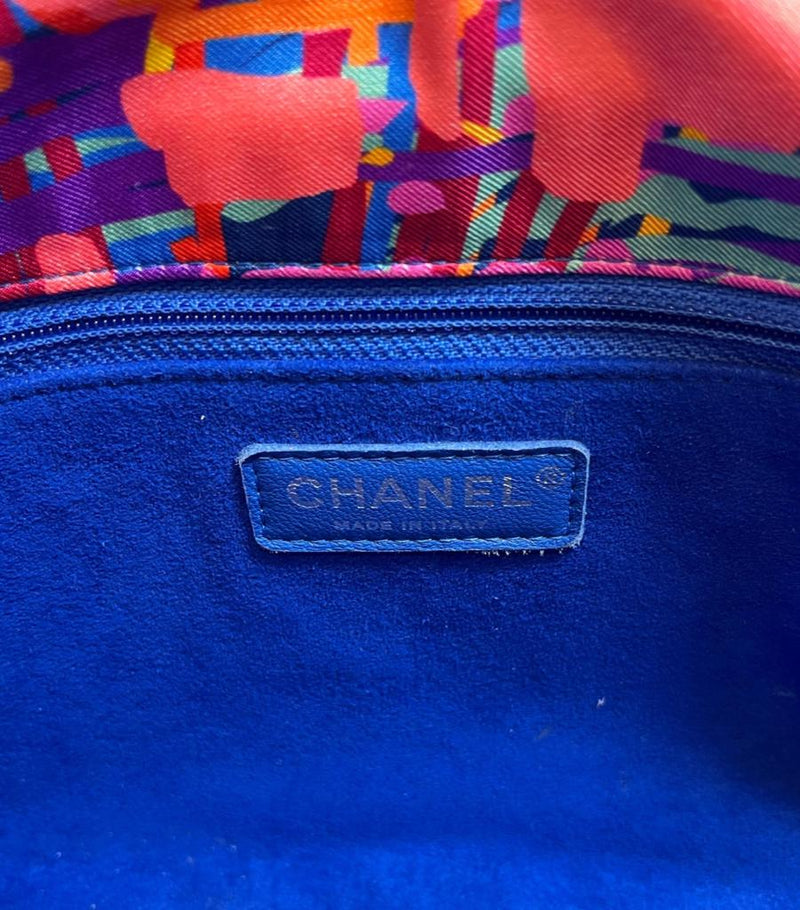 Chanel Ltd Edition Graffiti Patchwork Fabric Bag