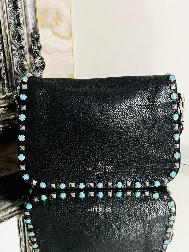 Valentino Leather Guitar Rockstud Bag