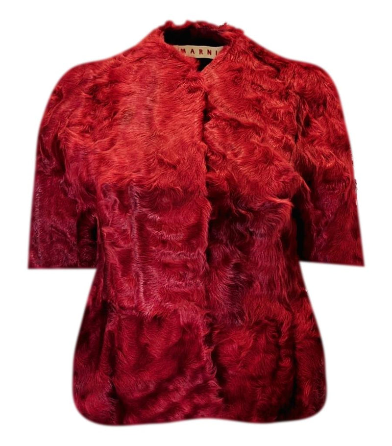 Marni Persian Lambskin Jacket. Size 40IT