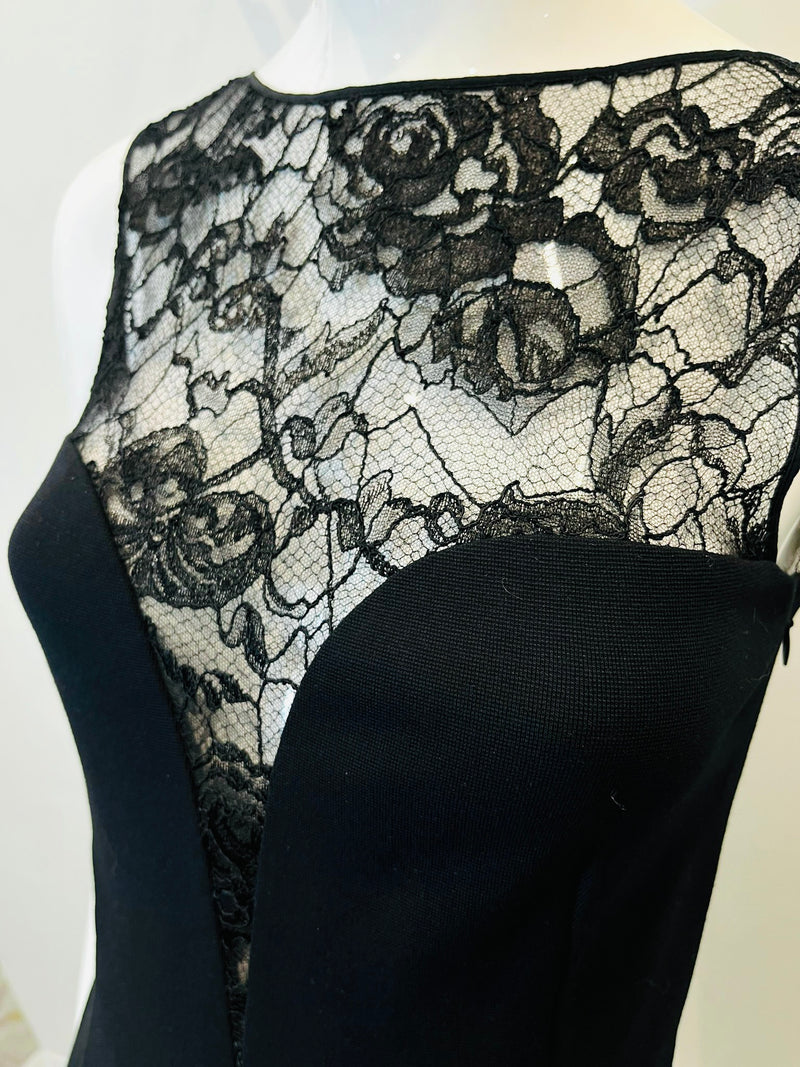 Emilio Pucci Lace Embellished Sheath Dress. Size 40IT
