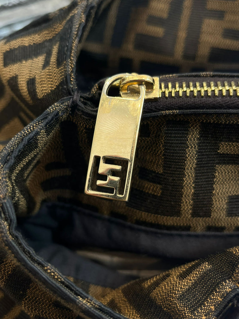 Fendi Zucca 'FF' Monogram Canvas Mia Agenello Bag
