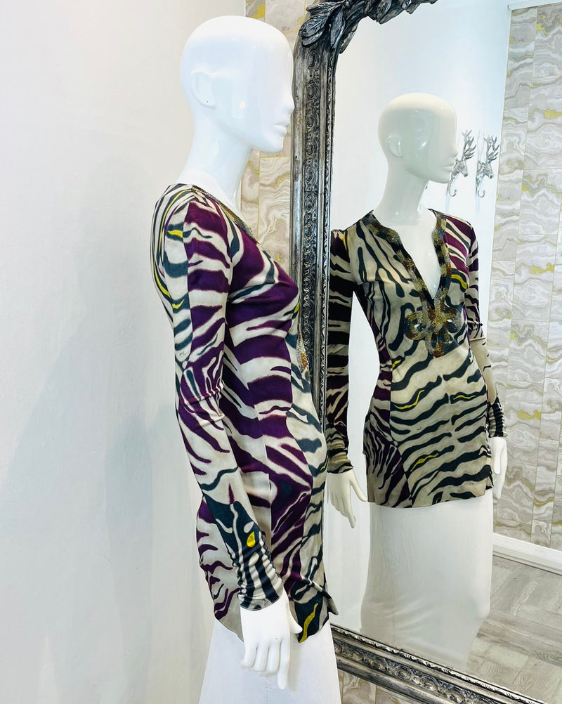 Emilio Pucci Bead Embellished Tunic Top. Size 40IT