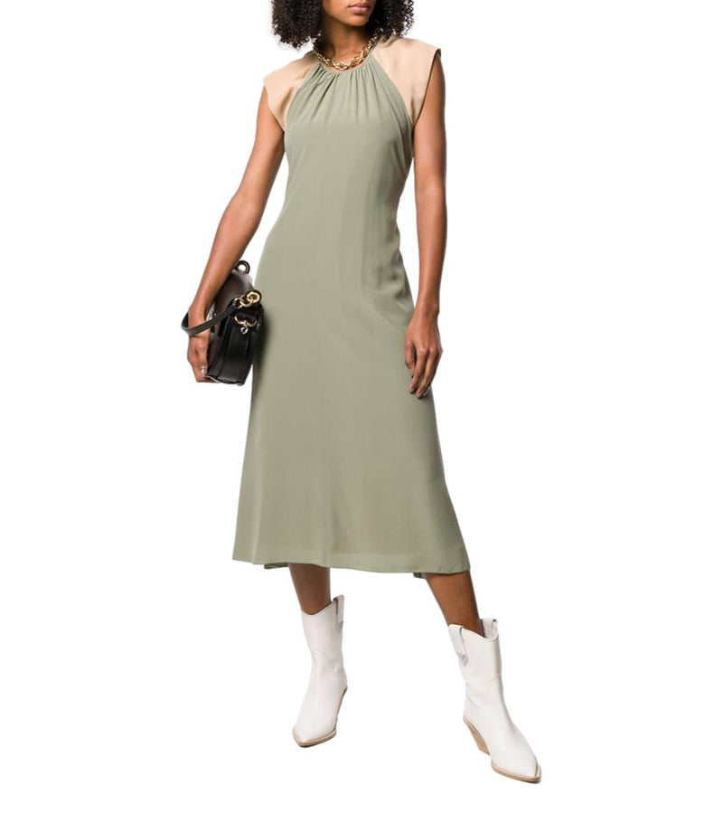 Chloe Silk Midi Dress. Size 40FR