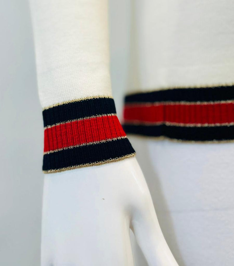 Gucci Wool Cardigan With Pearl Buttons. Size S