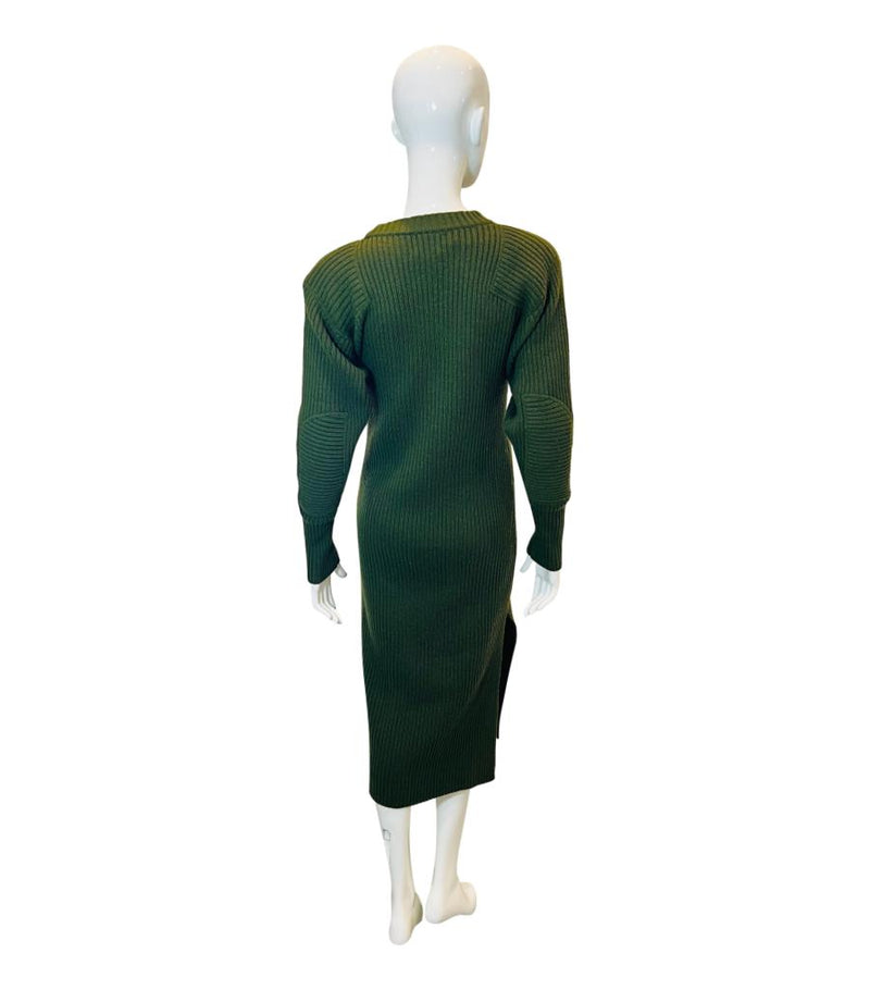 Anine Bing Ribbed Wool Blend Dress. Size XS