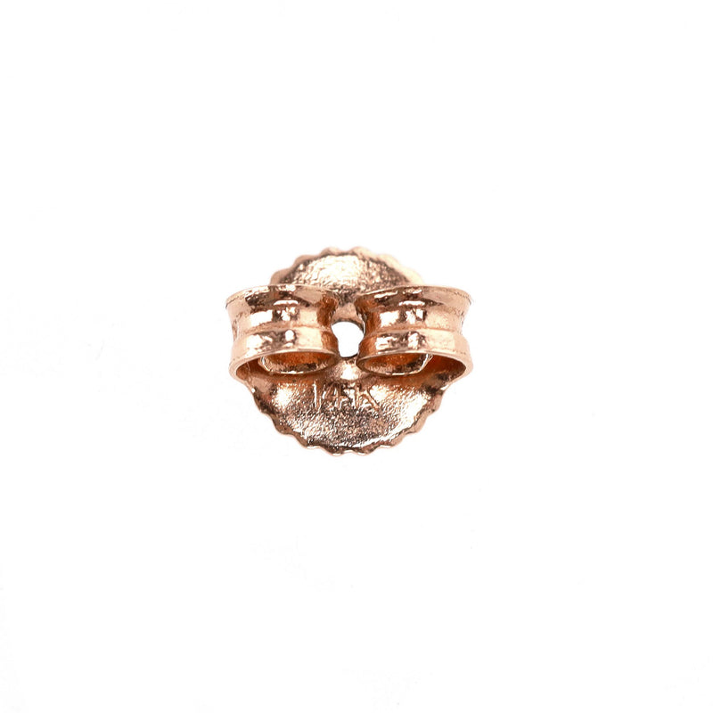 18k Rose Gold & Diamond Dangle Earrings