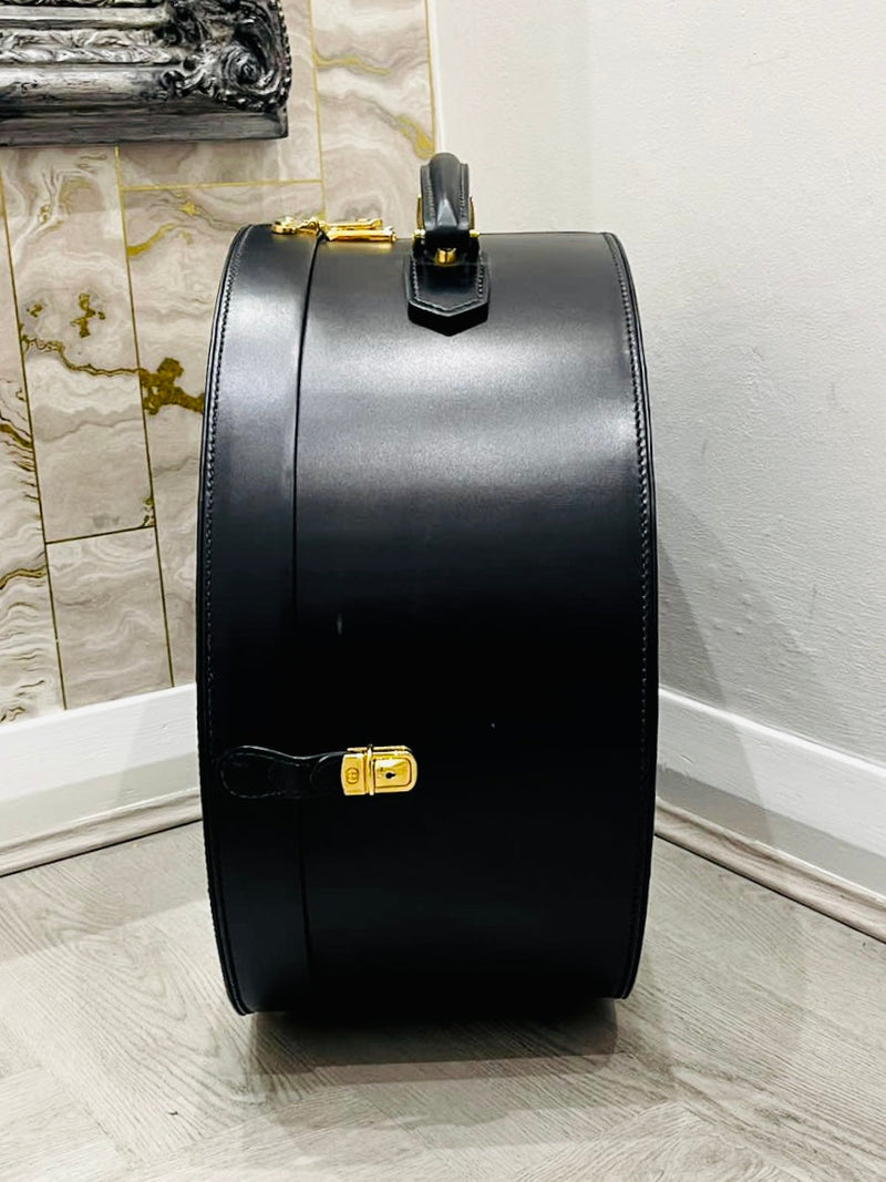Gucci Vintage Large Leather Box Trunk Case