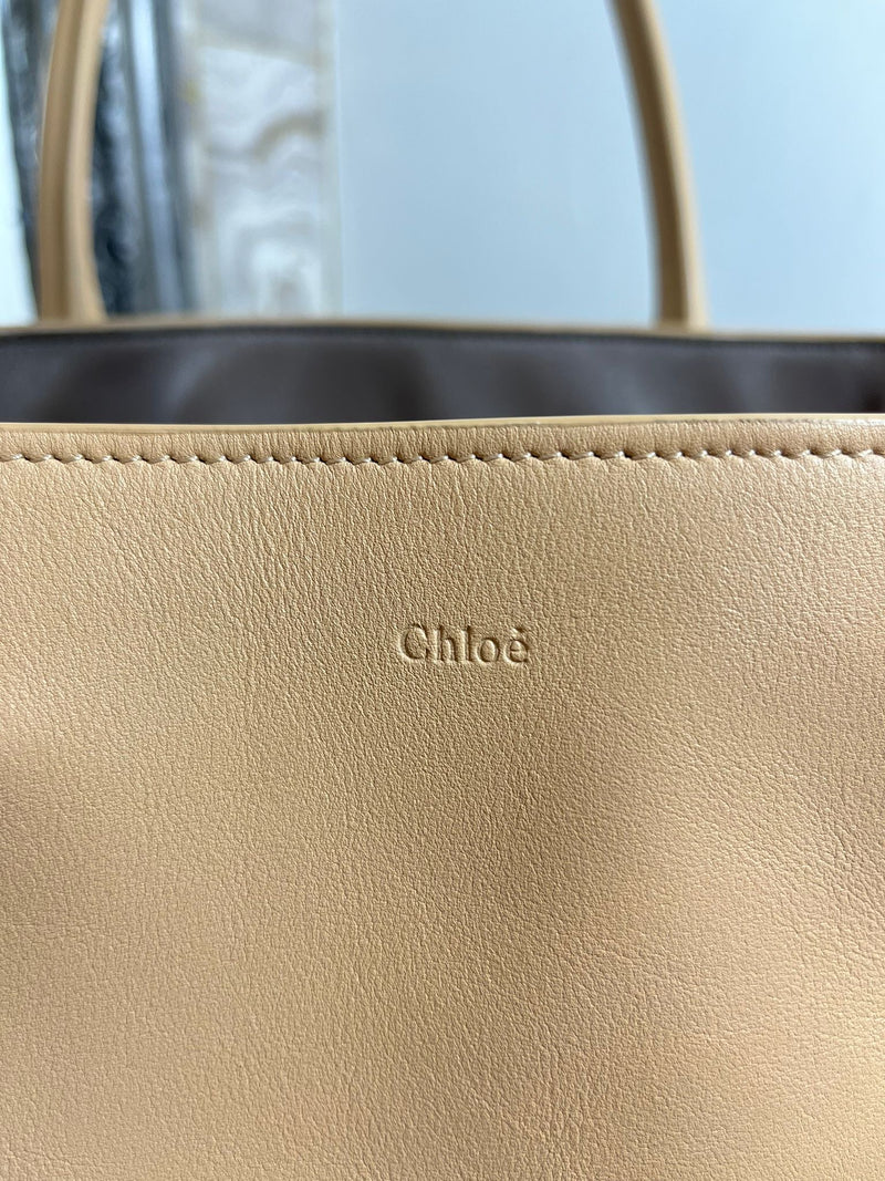 Chloe Soft Leather Tote Bag
