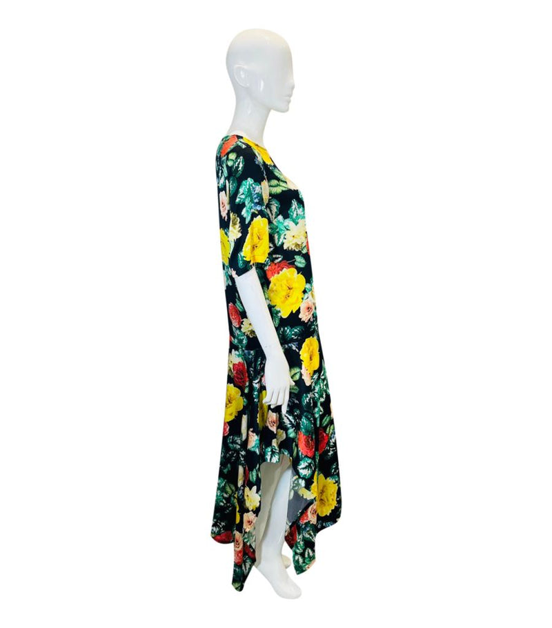 Preen By Thornton Bregazzi Silk Floral Dress. Size S