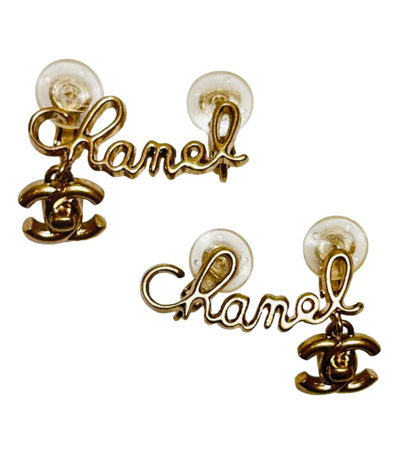 Chanel 'CC' Logo Climber Cuff Clip Earrings
