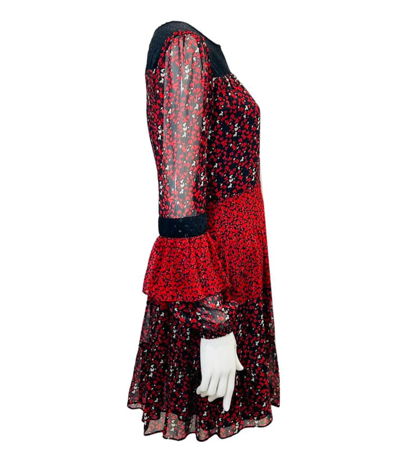 Michael Kors Floral Crepe Dress. Size S