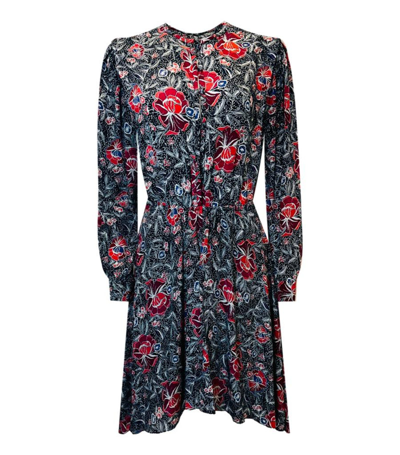 Isabel Marant Floral Silk Dress. Size 38FR
