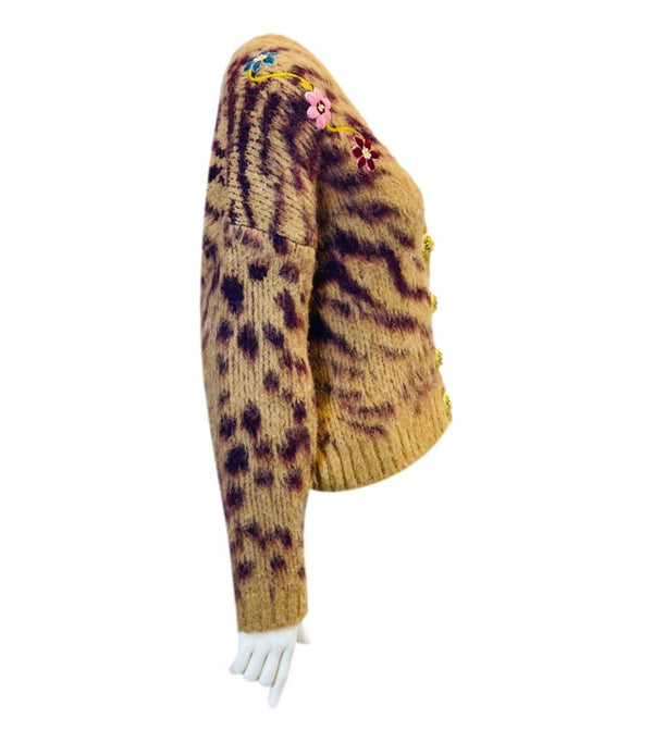 Hayley Menzies Alpaca & Wool Blend Cardigan. Size S