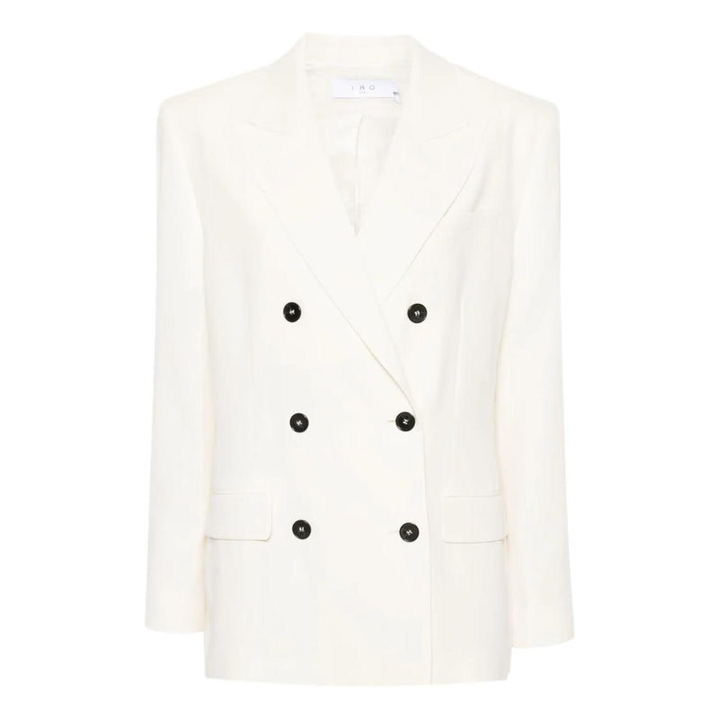 Iro Double-Breasted Wool Blend Blazer. Size 32FR