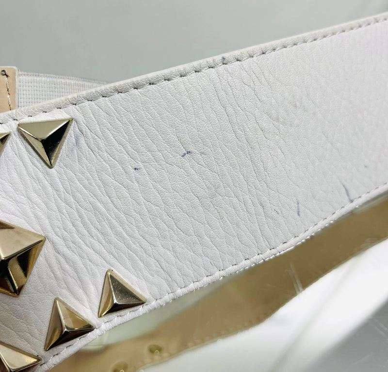Just Cavalli Stud Embellished Leather Belt