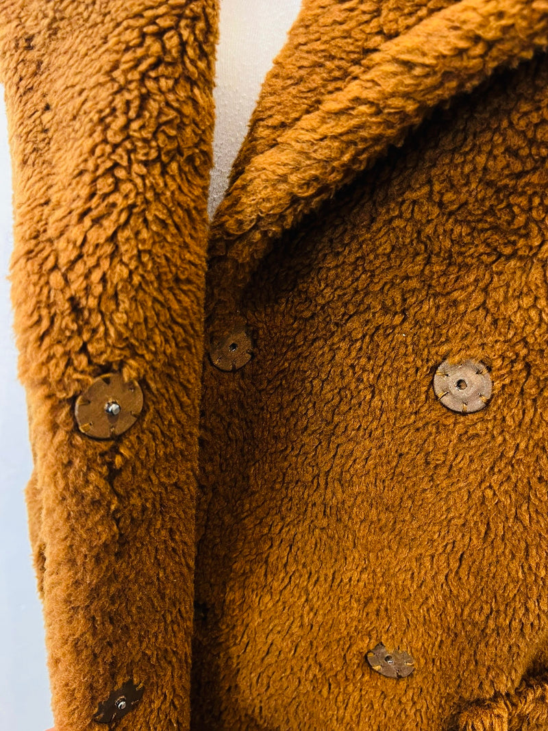 Weekend Max Mara Wool Blend Teddy Coat. Size 36FR