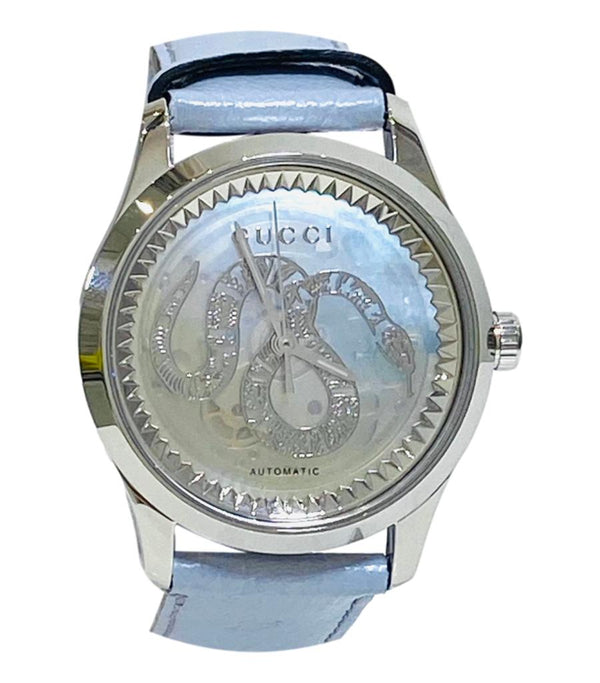 Gucci Automatic G Timeless Mother Of Pearl Watch