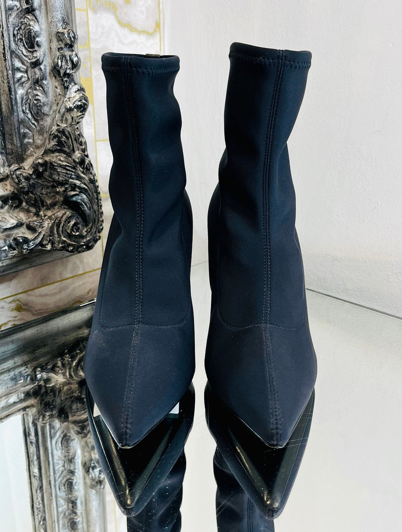 Giuseppe Zanotti Mirea Nylon Ankle Boots. Size 38
