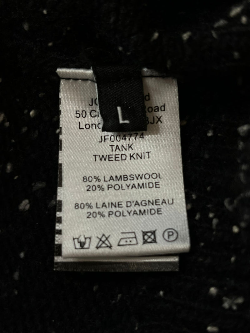 Joseph Sleeveless Lambswool Jumper. Size L